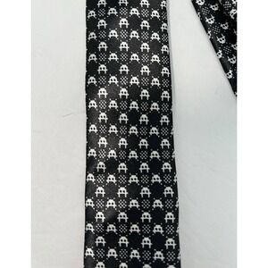 Space Invaders Video Game Atari BlackTieGeek Skinny Dress Tie office Nerds‎